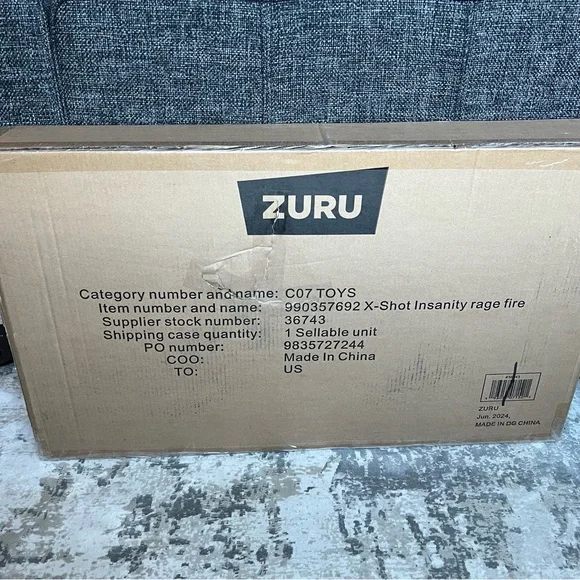 NEW Zuru X-Shot Insanity Motorized Rage Fire Blaster